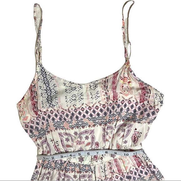 Cotton
On Paisley Print Spaghetti Strap Romper SMALL - Picture 8 of 13